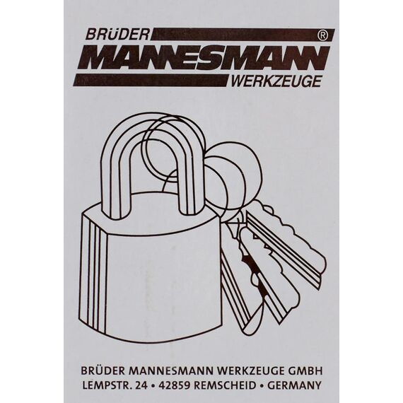 Brüder Mannesmann Messing-Vorhangschloss 40 mm, M 413-40 (Packung mit 2)
