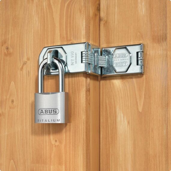 ABUS Vorhängeschloss Titalium 40mm Langer Bogen, AB64TI/40HB40