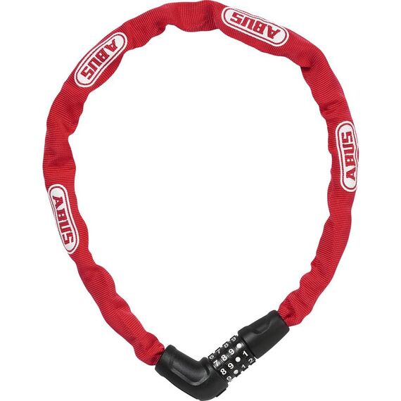 ABUS Kettenschloss Steel-O-Chain 5805C – Zahlenschloss aus 5 mm starken Stahlkette Sicherheitslevel 5