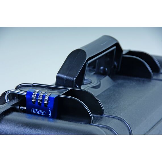ABUS Zahlenschloss 145/20 Blau - Kofferschloss, Spindschloss u. v. m. - Aluminium-Vorhängeschloss - individuell einstellbarer Zahlencode - ABUS-Sicherheitslevel 3 (Packung mit 2)
