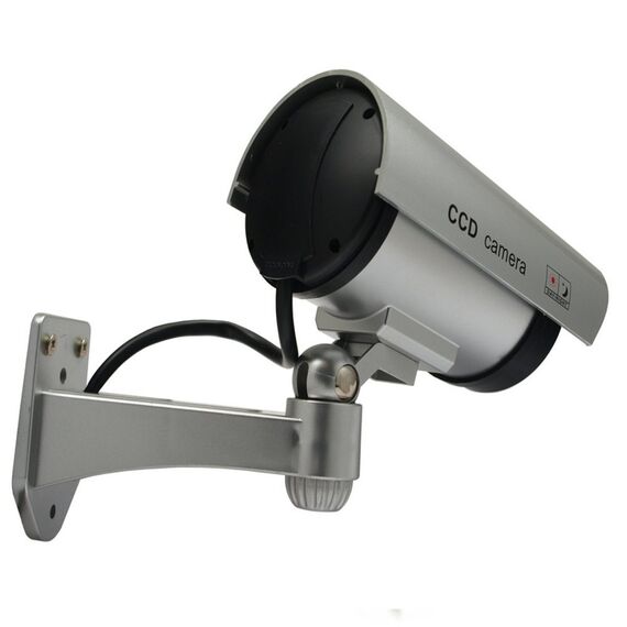 IR1100 S Kamera Dummy LED Überwachungskamera Attrappe Alarmanlage CCTV Camera wasserdicht