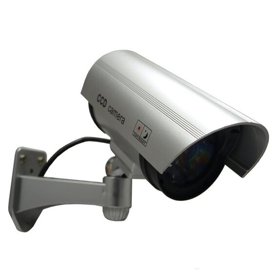 IR1100 S Kamera Dummy LED Überwachungskamera Attrappe Alarmanlage CCTV Camera wasserdicht