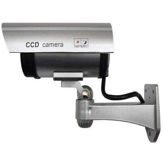 IR1100 S Kamera Dummy LED Überwachungskamera Attrappe Alarmanlage CCTV Camera wasserdicht