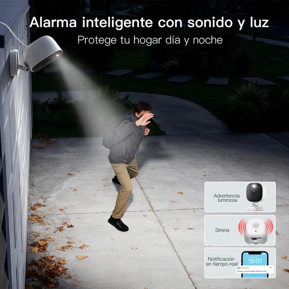 VIMTAG 2,5K Überwachungskamera Aussen, 5GHz WLAN Kamera Outdoor,Aussenkamera,Farbige Nachtsicht,Tag&Nacht PIR- Bewegungserkennung&7 * 24H Automatische Aufnahme,2-Wege-Audio,Alexa,Cloud/SD Card(2PCS)