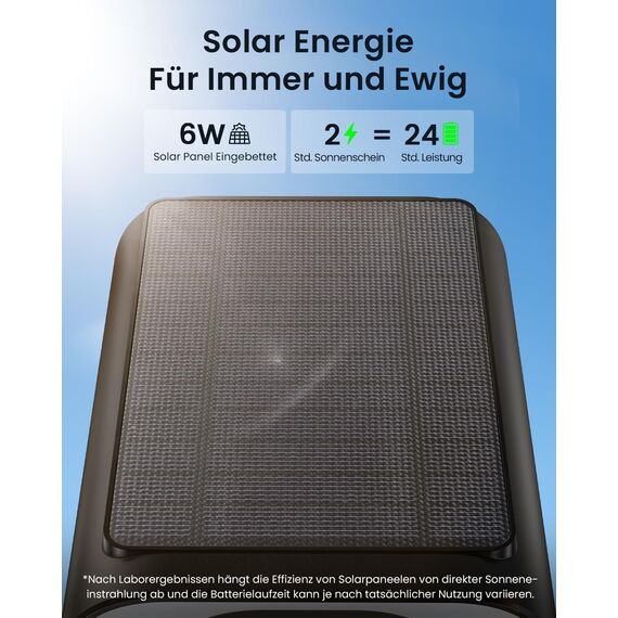 ieGeek 2K Überwachungskamera Aussen Akku, 2.4Ghz überwachungskamera Aussen Solar mit Built-In Solarpanel，Farbnachtsicht, PIR-Bewegungserkennung, Alexa, 2-Wege-Audio, Schwarz(2 Pack)