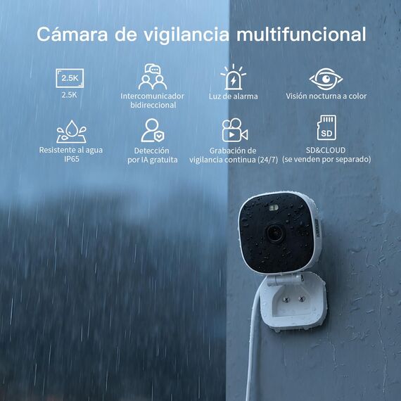 VIMTAG 2,5K Überwachungskamera Aussen, 5GHz WLAN Kamera Outdoor,Aussenkamera,Farbige Nachtsicht,Tag&Nacht PIR- Bewegungserkennung&7 * 24H Automatische Aufnahme,2-Wege-Audio,Alexa,Cloud/SD Card(2PCS)