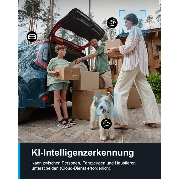 VIRTAVO 2K 3MP Überwachungskamera Aussen Solar, Kamera Aussen Akku, Starlight Farb‑Nachtsicht, 2.4GHz Kabellos mit PIR‑Bewegungserkennung, 2‑Wege Audio, SD/Cloud ohne Pflicht‑ABO, SF1