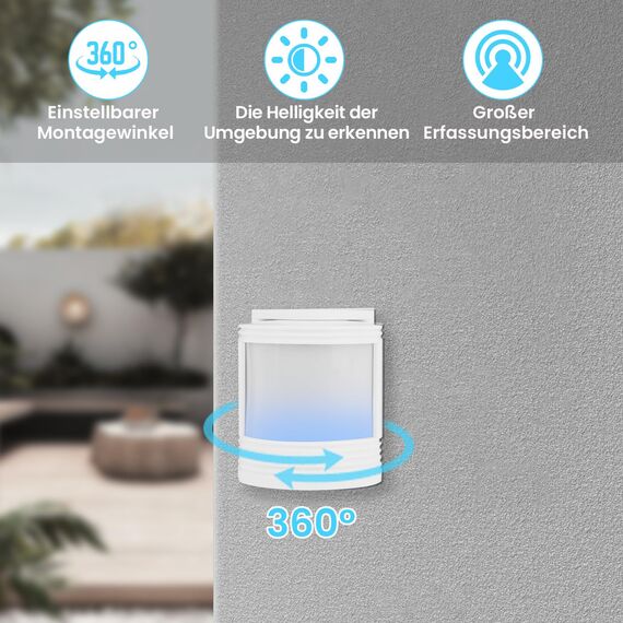 Bewegungsmelder Alarm Klingel, PHYSEN Funk Durchgangsmelder, PIR Infrarot Bewegungssensor Innen Türalarm Funkklingel, Anti-Diebstahl Ladentür Ladenglocke für Häuser Geschäfte Büros Fabrike