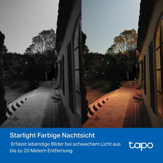 Tapo C501GW 360° 4G LTE Überwachungskamera mit SIM-Kartenslot, kein WLAN erforderlich, Starlight farbige Nachtsicht, AI-Erkennung, DC/PoE-Stromversorgung, 1080P, IP66, lokaler und Cloud-Speicher