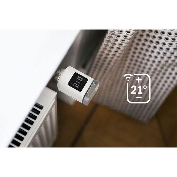 Bosch Smart Home Heizkörperthermostat II, smartes Thermostat mit App-Funktion, kompatibel mit Amazon Alexa, Apple HomeKit, Google Home