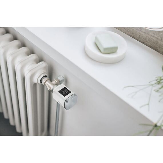 Bosch Smart Home Heizkörperthermostat II, smartes Thermostat mit App-Funktion, kompatibel mit Amazon Alexa, Apple HomeKit, Google Home