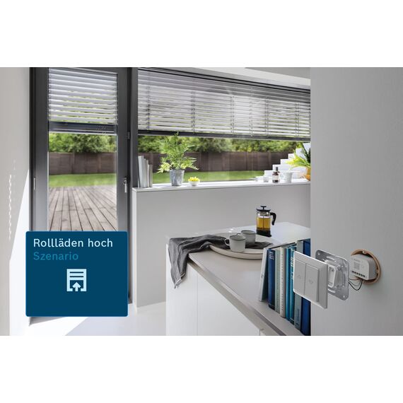 Bosch Smart Home Starter Set Licht-/Rollladensteuerung II zur Steuerung der Beleuchtung, Rollläden/Jalousien/Markisen, kompatibel mit Amazon Alexa, Google Assistant und Apple HomeKit - Amazon Edition
