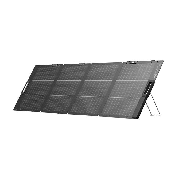 ECOFLOW 220W Solarpanel, leichtes tragbares Solarmodul für DELTA & RIVER tragbare Powerstation, bifaziales Design, N-Typ Solarzelle, 25% Wirkungsgrad, IP68, Solaranlage für Outdoor Garten Camping