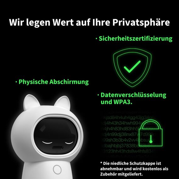 Aqara 2K Sicherheitstür-Kamera Hub G3, AI Gesichts- und Gestenerkennung, 360° Betrachtungswinkel durch Schwenken und Neigen, Funktioniert mit HomeKit Secure Video, Alexa, Google-Assistant, IFTTT