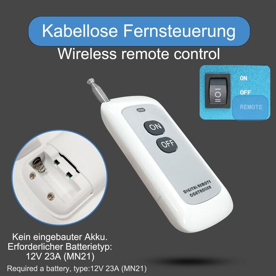 Wechselrichter 3000W /6000W Spannungswandler Reiner Sinus 12V 230V mit 3 Europäische Steckdose und 4 USB-Anschlüsse LCD Spannungsanzeige
