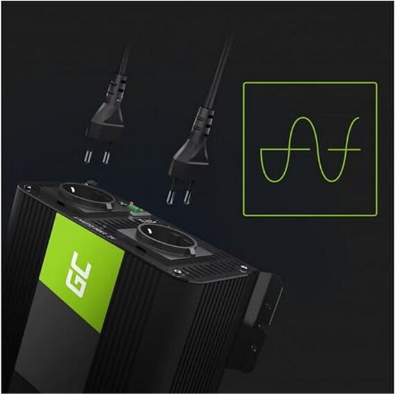 Green Cell PRO 1000W/2000W 12V auf 230V Reiner Sinus Volt kfz Spannungswandler Wechselrichter Konverter Pure Sine Wave Power Solar Inverter DC AC Umwandler Stromwandler Wohnwagen Auto Autoladegerät