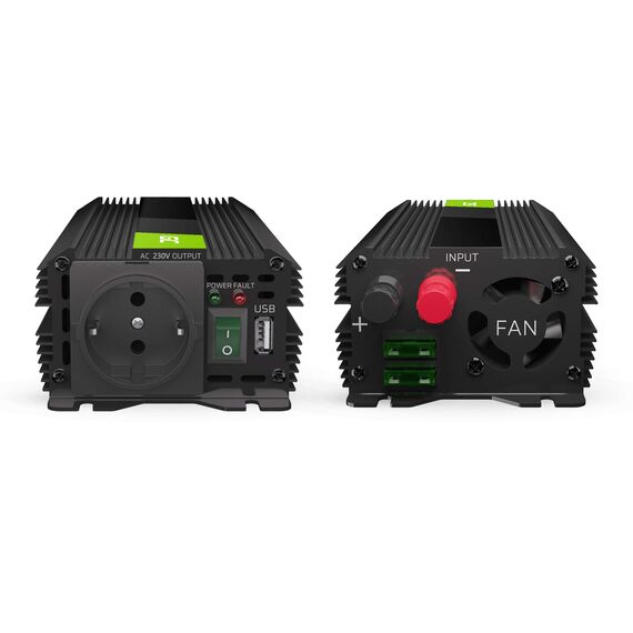 Green Cell PRO 500W/1000W 24V auf 230V Sine Wave Volt kfz Spannungswandler Wechselrichter Power Solar Inverter DC AC Umwandler Stromwandler Wohnwagen Auto Modifizierte Sinus