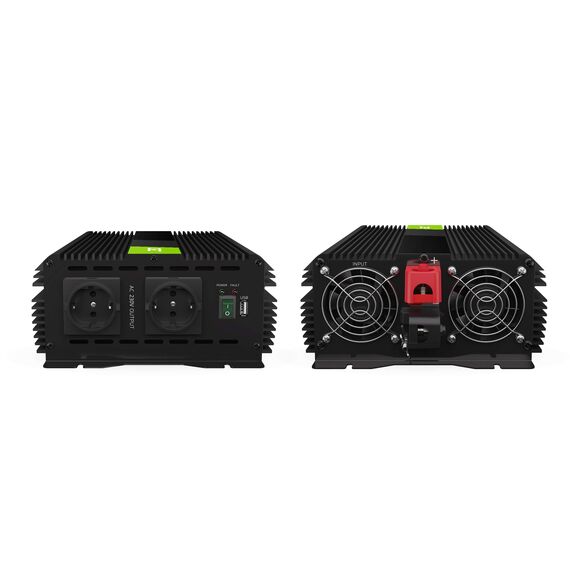 Green Cell PRO 3000W/6000W 12V auf 230V Volt kfz Spannungswandler Wechselrichter Power Solar Inverter DC AC Umwandler Stromwandler Fahrzeuge Wohnwagen Auto Modifizierte Sinus Sine Wave