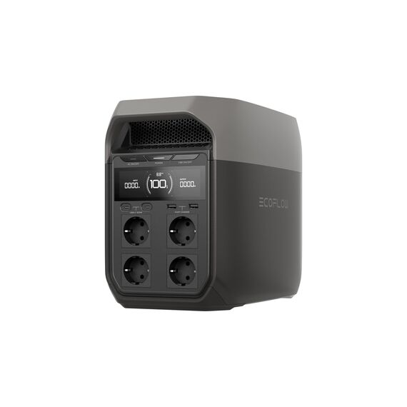 EF ECOFLOW Delta 3 Tragbare Powerstation, 1024Wh Solargenerator Schnellladung, erweiterbar auf 5kWh, für Zuhause, Camping und Reise, Kleine Verpackungsmängel, Produkt unbenutzt(Generalüberholt)