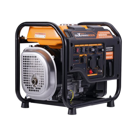 3200W Inverter-Generator, Benzin 4-Takt Backup-Stromversorgung mit Parallell-Funktion, mit AC/DC/USB-Ausgängen für Garten, Arbeitsplatz, Haus, Garage und mehr