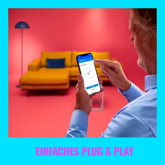 WiZ Smart Plug, Typ F, 230 V, einfache Einrichtung, Standardstecker, intelligente Steuerung, Sprachbefehle, mit Leistungsmesser, 1er-Pack