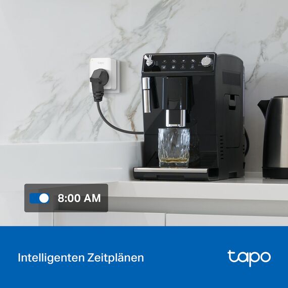 TP-Link Tapo Smart WLAN Steckdose Tapo P110 mit Energieverbrauchskontrolle, Smart Home Alexa Steckdose, funktioniert mit Alexa, Google Home, Sprachsteuerung, Fernzugriff, Mini, 2 pack