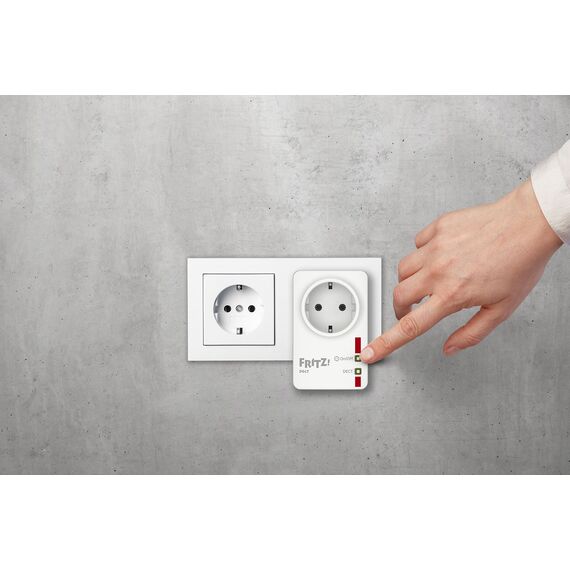 FRITZ!DECT 200 - Intelligente Steckdose für das Heimnetz, steuerbar zum Energie sparen, deutschsprachige Version