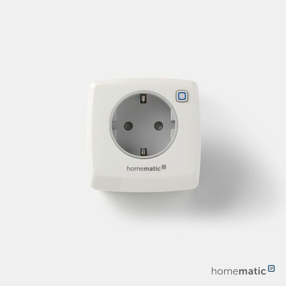 Homematic IP Access Point 2 + 2X Schaltsteckdose, Smart Home, digitaler Zwischenstecker steuert Leuchten oder Elektrogeräte per App, Alexa & Google Home, Energie sparen