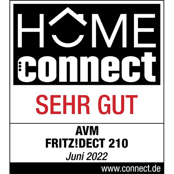 FRITZ!DECT 210 (Intelligente Steckdose für Smart Home, steuerbar zum Energie sparen, mit Spritzwasserschutz (IP 44) für Einsatz im Außenbereich)