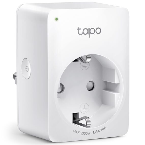 TP-Link Tapo P100 WLAN Smart Steckdose, Smart Home WiFi Steckdose, Alexa Zubehör, funktioniert mit Alexa, Google Home, App gesteuert, Sprachsteuerung, Fernzugriff, Kein Hub notwendig, Mini, Weiß