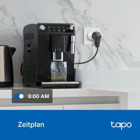 Tapo Nano Smart WLAN Steckdose Tapo P115 mit Energieverbrauchskontrolle, Smart Home Alexa Steckdose, funktioniert mit Alexa, Google Home, Sprachsteuerung, Fernzugriff, Kein Hub notwendig(4er-Pack)