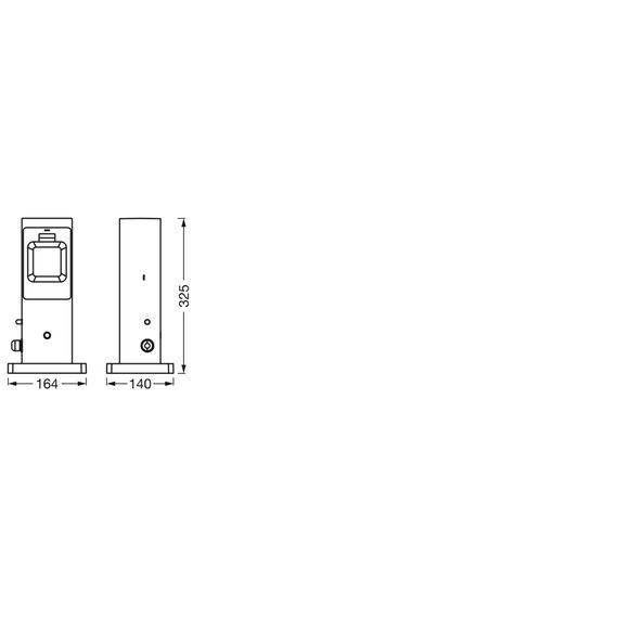 LEDVANCE SMART+ WiFi Outdoor Terminal EU mit integriertem Repeater & 2 Steckdosen, weiß, 230V, erweitert die WLAN-Zone im Freien, Kopplung von drahtlosen Geräten, App-steuerbar, 3 Jahre Garantie, IP44