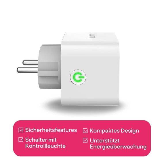 Innr Starterset Zigbee Steckdose, Smart Steckdose, Smart Plug mit Sprachsteuerung, 4-Pack, Starter-set inkl. Bridge, SP 240-4/BG 220