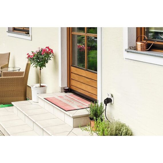 LEDVANCE Smarte Steckdose im kompakten Design,zur Einbindung konventioneller Geräte ins Smart Home,steuerbar mit Alexa & Google, SMART+OUTDOOR COMPACT PLUG,1er-Pack,16A,230V,50Hz,Plug typ F
