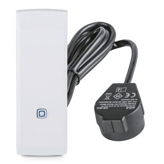 Homematic IP Smart Home Schnittstelle für Smart Meter und Haushaltszähler, Energieschnittstelle, Ernegie messen und Kosten sparen, Strom mit App überwachen, Smart Home automatisieren, 159672A0