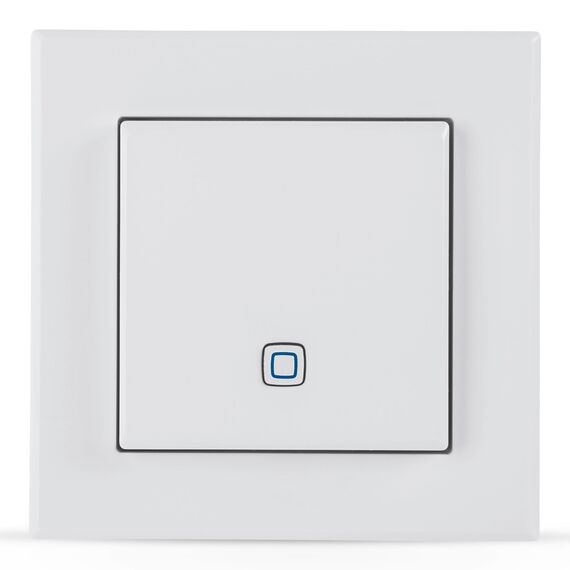 Homematic IP Temperatur- und Luftfeuchtigkeitssensor – innen, Smart Home, steuert digital Heizkörper/Fußbodenheizung per App, Alexa, Google Home, Temperaturmessung, Energie sparen, 150181A0