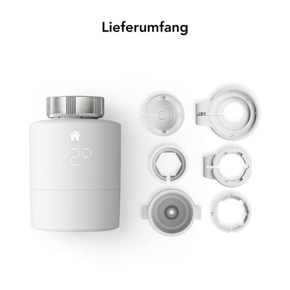 tado° smartes Heizkörperthermostat – Wifi Zusatzprodukt kompatibel mit Alexa, Siri & Google Assistant für Heizung & digitale Einzelraumsteuerung per App – einfache Installation – Heizkosten sparen