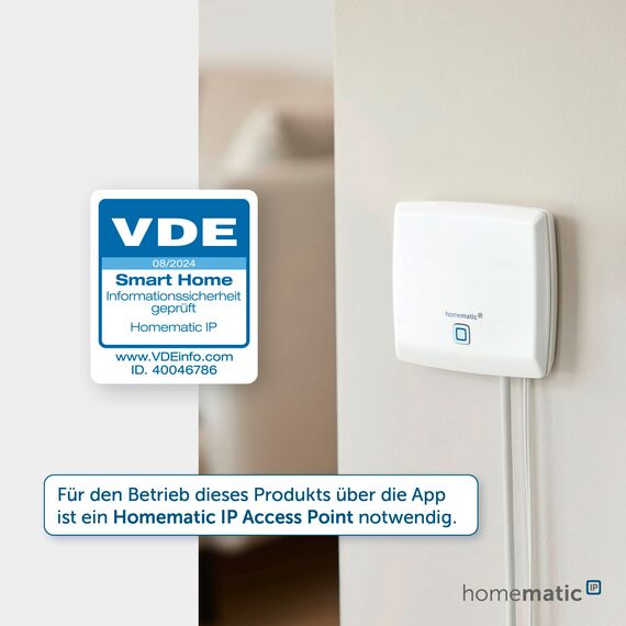 Homematic IP Heizkörperthermostat – kompakt Plus, Smart Home, digitaler Thermostat Heizung, Heizungsthermostat, Heizkosten sparen, einfache Installation, Energie sparen, 157681A0 Weiß (Packung mit 2)
