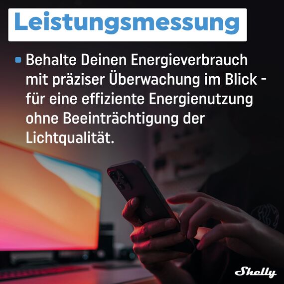 Shelly Plus RGBW PM - WLAN Controller für LED-Streifen, 12-24 VDC, 3 Beleuchtungsprofile, Leistungsmessung, Dimmer für Weißes oder Farbiges Licht, kein Hub Erforderlich, Alexa & Google Home
