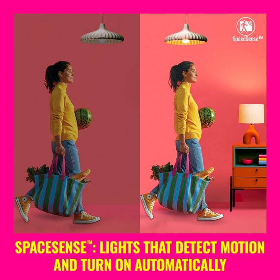 WiZ Intelligente Steckdose mit WLAN-Verbindung, App-Steuerung für die Automatisierung der Innenbeleuchtung zu Hause, Wohnzimmer, Schlafzimmer.