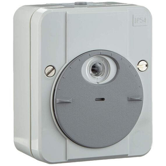 Schneider Electric Merten Argus Dämmerungsschalter, Schaltverzögerung, lichtgrau, Artikelnummer 544894