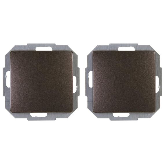 Kopp 650626087 Paris Universalschalter(Aus- und Wechsel) (Packung mit 2)