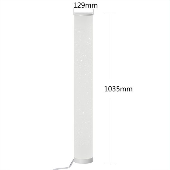 Northpoint LED DIY Lichtsäule Stehlampe Standleuchte Stehleuchte zum Aufbauen Funkeleffekt ca. 103 cm hoch dimmbar Farbwechsel mit Fernbedienung