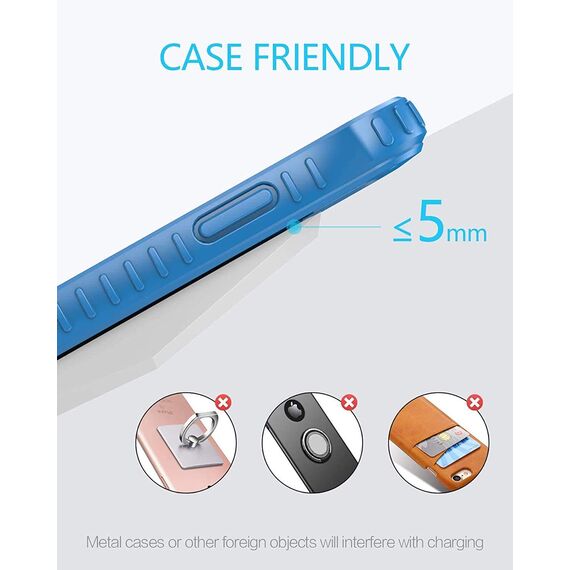 NANAMI Wireless Charger - Induktive Ladestation für iPhone 17 16 15 14 13 12 Pro 11 XS Max XR X 8 Plus,kabelloses Ladegerät Phone Charger Handy ladestation Schnell für Samsung Galaxy S26 S25 S24 S23