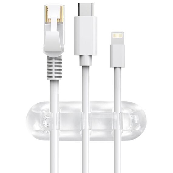 SOULWIT® Kabelhalter Kabelclips, [3 Stück] kabelmanagement Selbstklebend Kabel Organizer Vielzwecke Kabelführung Set für Schreibtisch Computer PC, USB Ladekabel, ZuhauseBüro