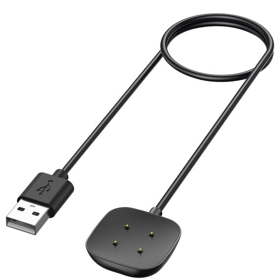 VANCLE Ladegerät Kompatibel mit Fitbit Versa 3/ Versa 4/ Sense/Sense 2 Ladekabel, 100cm USB Schnelles Ladekabel Tragbares Uhr Ladestation für Fitbit Versa 3 / Fitbit Versa 4