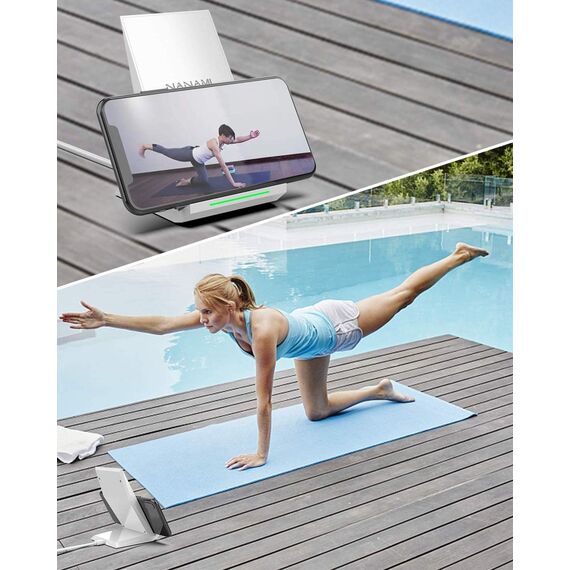 Fast Wireless Charger, NANAMI kabelloses Ladegerät (mit USB C ladegerät 20W PD Adapter) für Apple iPhone 17 16 15 14 13 12 Pro Max Xr Xs,10W Induktive Ladestation für Samsung Galaxy S26 S25 S24 S23
