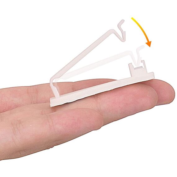 SOULWIT® 50 Stück Stark Selbstklebende kabelmanagement, Kabel Organizer, Kabel Clips für TV, PC, Laptop, Ethernet Kabel, Schreibtisch, Heim, Büro (Weiß)
