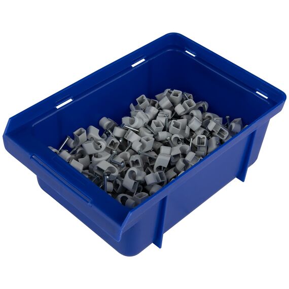 REV Expressschellen, 200 St. Nagelschellen -Kabelschellen, 7-11mm, grau (Packung mit 2)