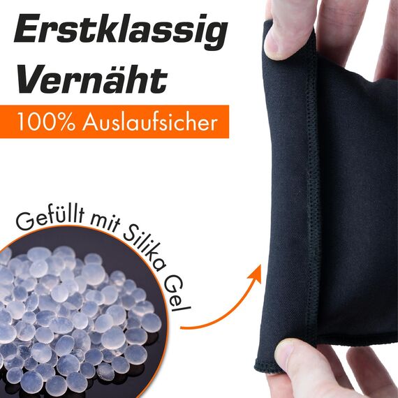 2 x Upgrade4cars Auto Luftentfeuchter Kissen 1 kg wiederverwendbar mit Restart-Funktion | Silica Granulat Innenraum Entfeuchter Universal